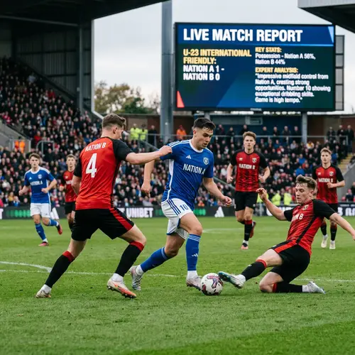 Dynamic Under-23 Soccer Game | Energetic Athletes Display Skill