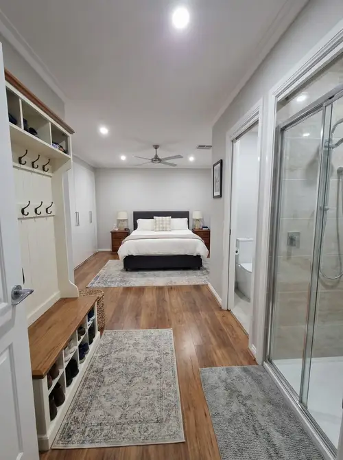 Transform Space into Bedroom with Shower & WC