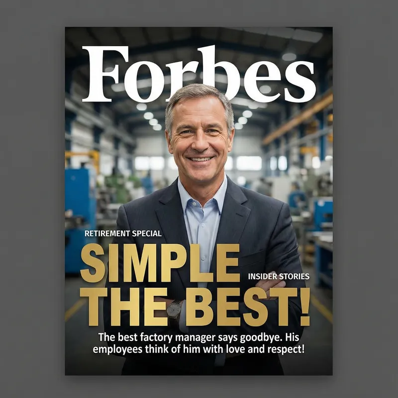 Forbes Cover: Simple the BEST! Farewell to a Great Manager