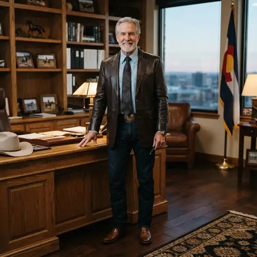 Stylish Cowboy Attire for a 70-Year-Old Businessman