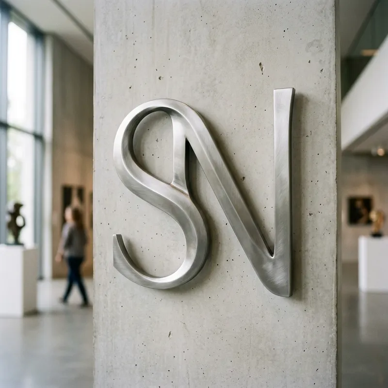 Union of Letters S and N Design