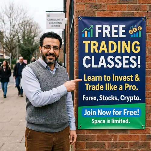 Free Trading Classes Offered by Middle-Eastern Male Teacher