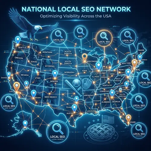 Digital Map of United States | Local SEO Optimization Network