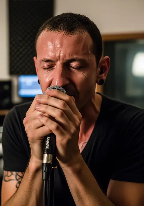 Chester Bennington Studio Session 2017