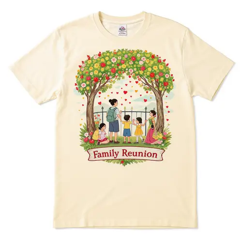 Family Reunion Concept T-Shirt Design