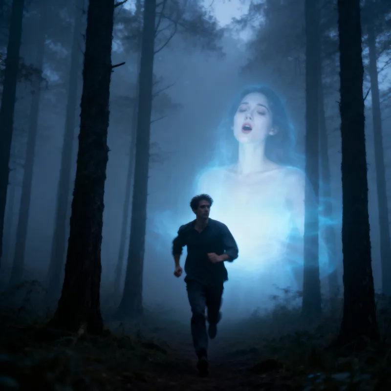 Misty Forest Mystery: A Haunting Encounter