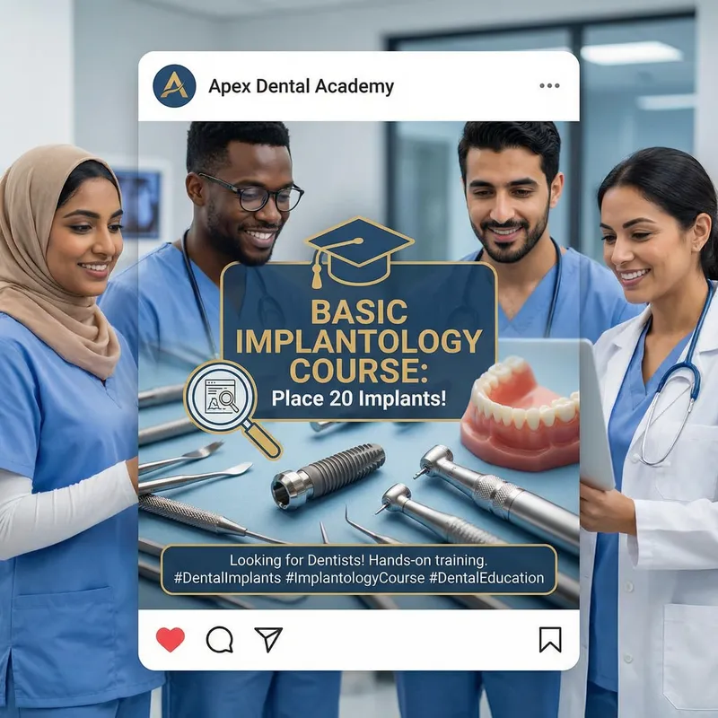 Specialized Dental Implant Clinic | Train Doctors in Basic Implantology Course, 20 Implants