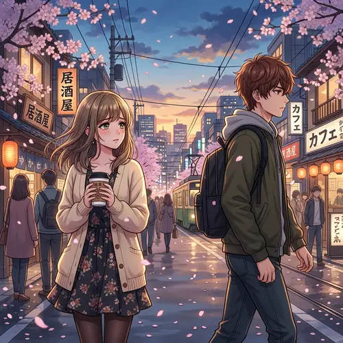 Love Story: Former Lovers, Dark Blonde vs. Chestnut Hair