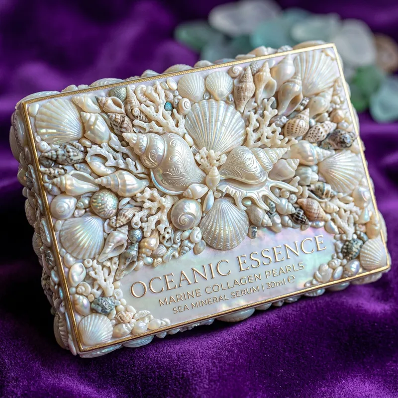 Marine Collagen Shell Packaging | Sea Pearl Shells Design Marine Collagen Shell Packaging | Sea Pearl Shells Design