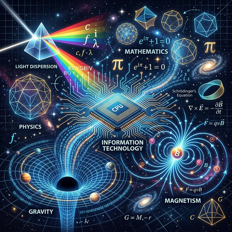 Intriguing Science Illustration: Math, Physics & IT