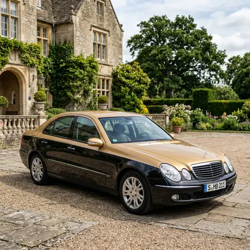 Stunning Black and Gold Mercedes W211