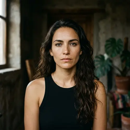 Stunning Portrait of a Mexican Model in Fine Art