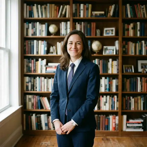 Professional Portrait with Gentle Smile | Business Attire