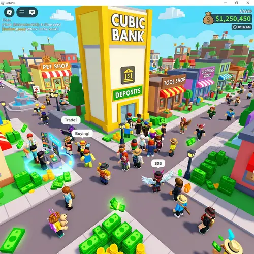 Roblox Cash Simulator Game - Virtual Currency Experience