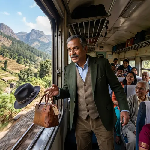 Mr Jones' Mountain Train Adventure: Hat and Bag Tale