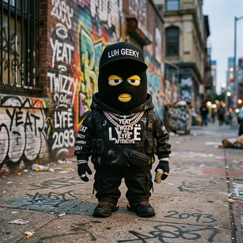 Yellow Cylindrical Minion Character in Yeat Costume