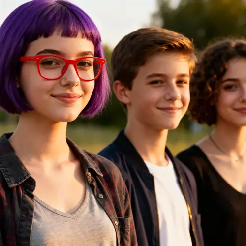 Colorful Hair Styles: Purple, Brown & Curly Trends