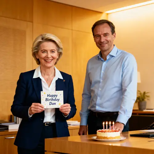 Ursula von der Leyen Celebrates Dan's Birthday