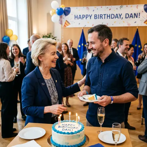 Ursula von der Leyen Celebrates Dan's Birthday