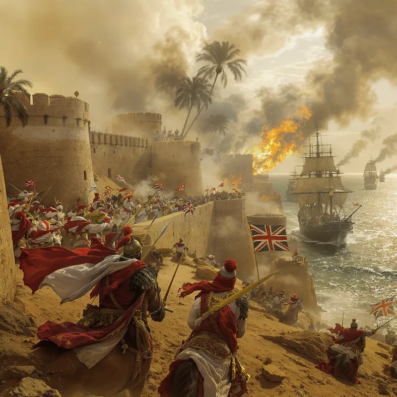 Epic Battle: Arab Warriors vs British Forces