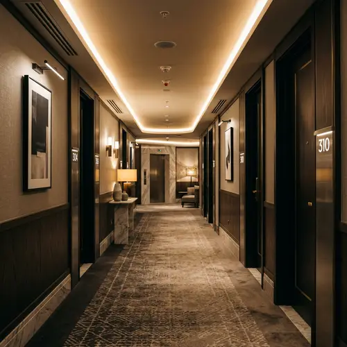 Luxurious Modern Hotel Corridor Design Ideas