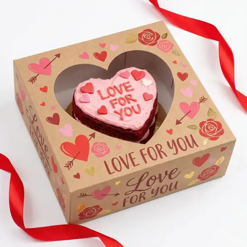 Love for You: Valentine's Day Cake Packaging Design