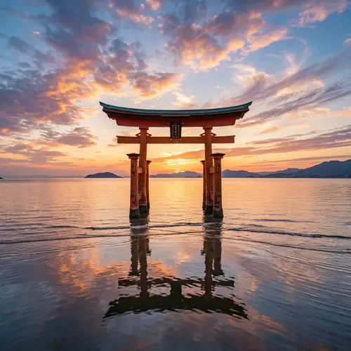 Stunning Japanese Torii Gate HD Wallpaper