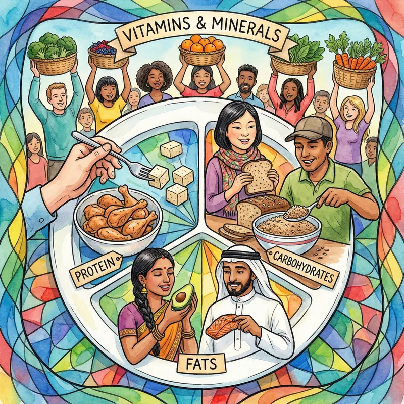 Essential Nutrients: Proteins, Carbs, Fats, Vitamins & Minerals