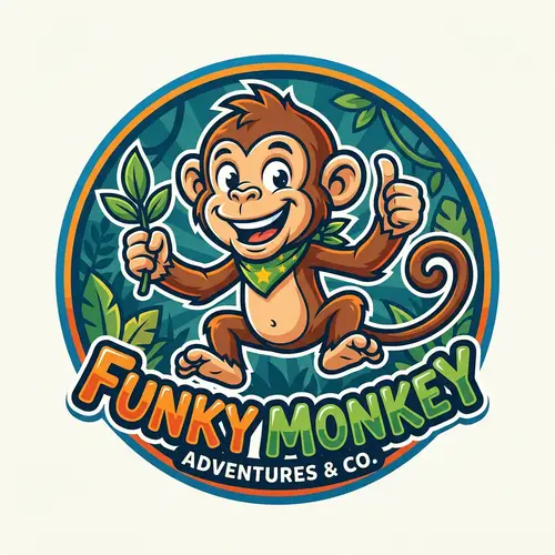 Unique Monkey Mascot Logo for Your Brand