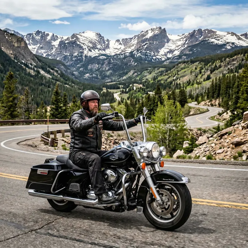 Harley Davidson Road King FLHRSI Adventures
