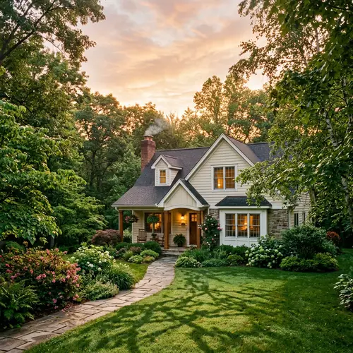 Charming Suburban House in Serene Greenery