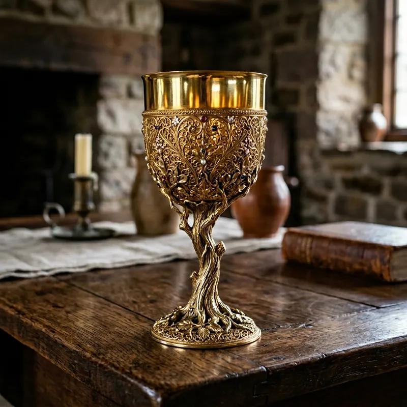 Exquisite Goblet with Intricate Details