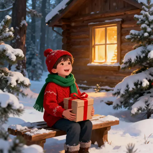 Realistic Christmas Frame Design