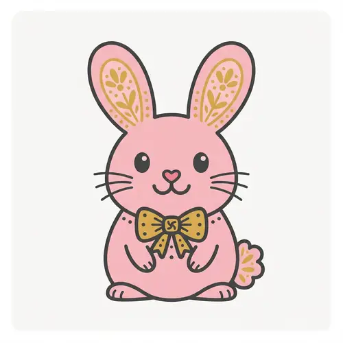 Cute Simple Rabbit Icon Design