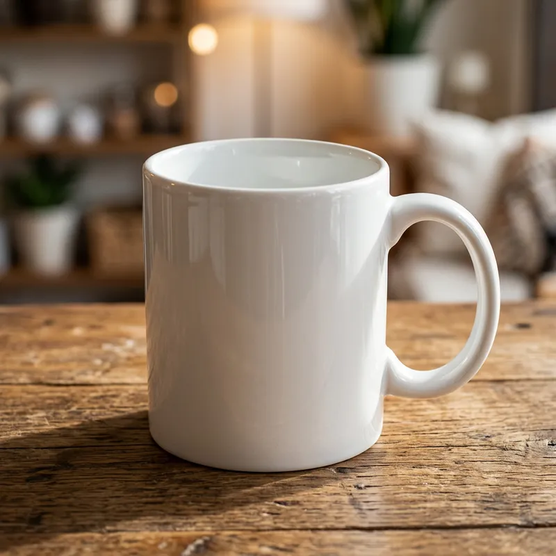White Porcelain Mug Mockup for Sale | Unique Design