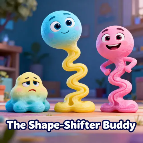 Shape-Shifter Buddy App Mascot for Teens