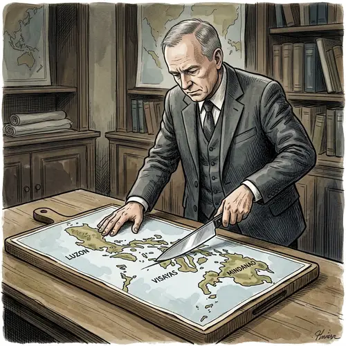 Contemplative Critique: Leader Dividing Archipelago Map