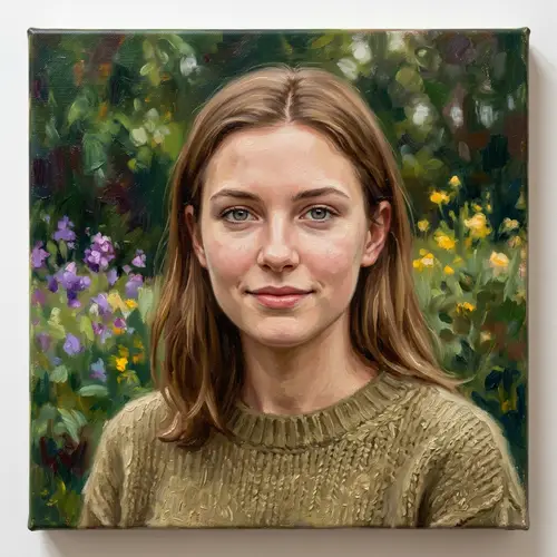 Oil Painting Portrait: Preserve the Original Face