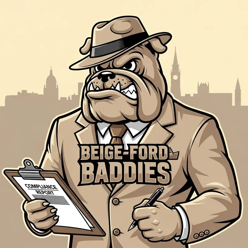 Beige-Ford Baddies Team Mascot