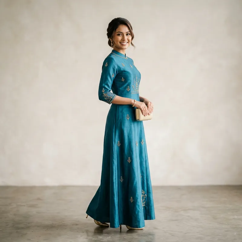 Elegant Southeast Asian Woman Gracefully Posing Elegant Southeast Asian Woman Gracefully Posing