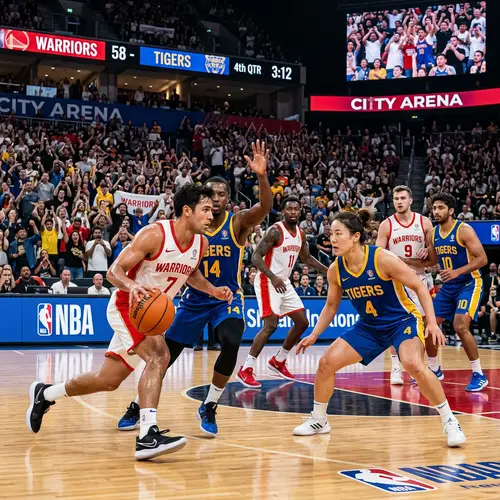 Action-Packed Basketball Match with Diverse Players