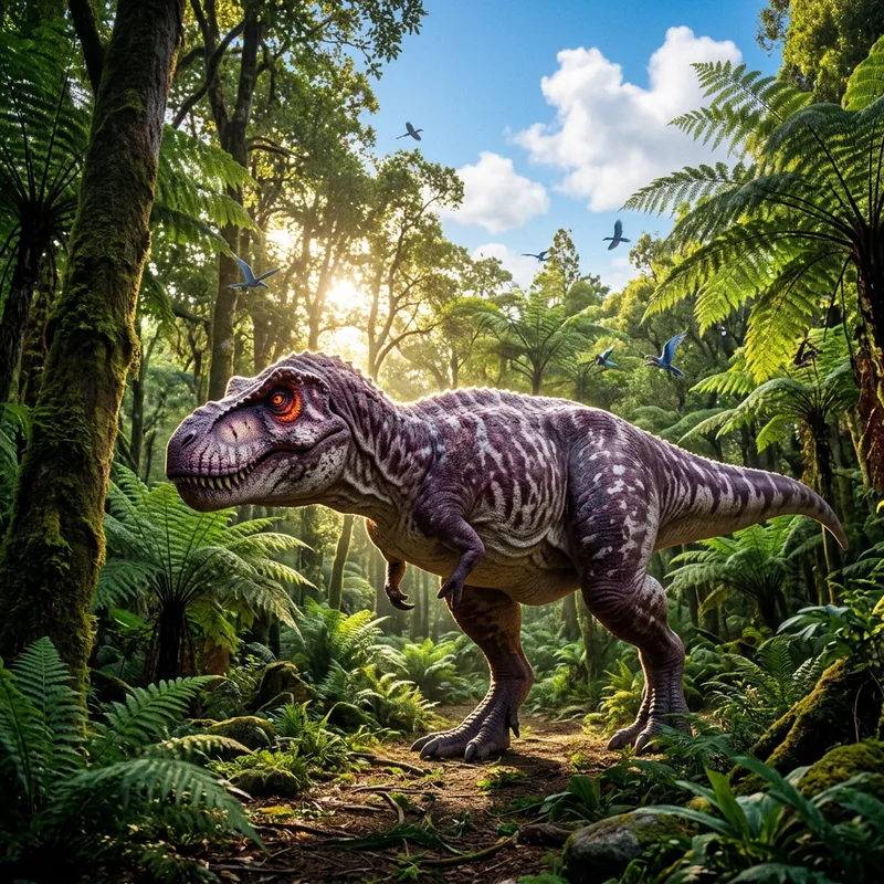 Majestic Dinosaur: The Roaming Tyrannosaurus Rex Majestic Dinosaur: The Roaming Tyrannosaurus Rex