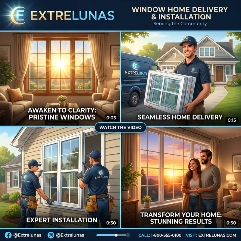 Video: Extrelunas Home Delivery Window Service - Bright Installations