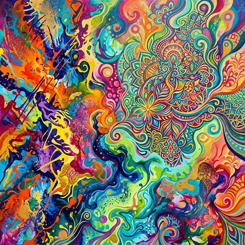 Colorful Abstract Patterns - A Vibrant Display