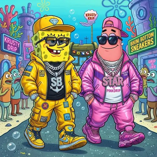 SpongeBob & Patrick's Dazzling Diamond Chains