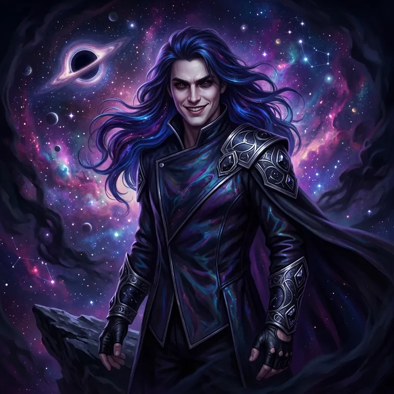 Galactic Villain with Blue-Purple Hair | Odyssey Kayn & Emperor Kayn