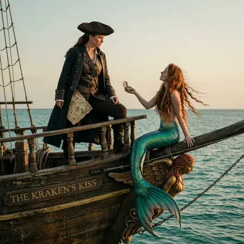 Pirate & Mermaid Themed Photo Creations