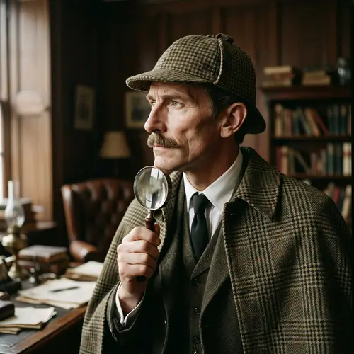 Vintage British Detective Portrait