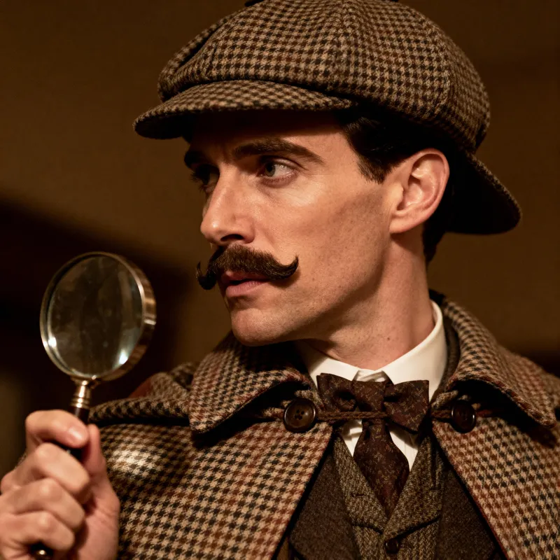 Vintage British Detective Portrait