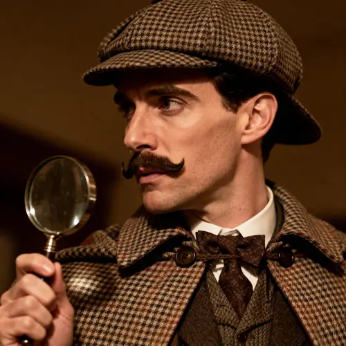 Vintage British Detective Portrait